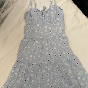 Hollister Floral Blue Sundress